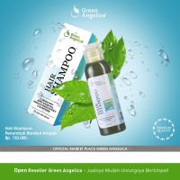 Green Angelica Shampo Penumbuh Rambut Botak dan Rontok Parah 100 % ORI