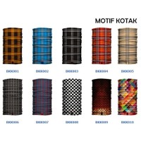Jual Baff Bandana Motif Kotak Kotak Cube Etnik Masker Bafin Multifungsi Baf Murah