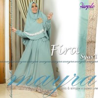 Gamis Set FIRA Syar'i By MAYRA (Gamis + Khimar)