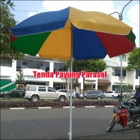 Tenda Payung Parasol Untuk Cafe Pantai Jualan 180cm Warna Warni