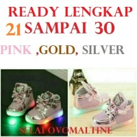 Jual Sepatu LED / Sepatu Lampu Anak Hello Kitty (IMPORT) Murah