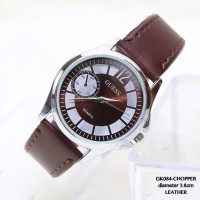 Jam tangan guess kulit leather unisex wanita/pria fossil import chan