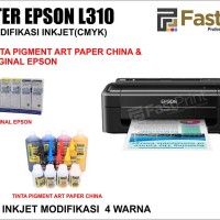Printer Epson L310 Plus Tinta Art Paper China & Tinta Original Epson