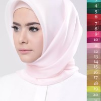 Jual Hijab Organza Silk / Square Organza Segi empat polos segi4 segiempat Murah