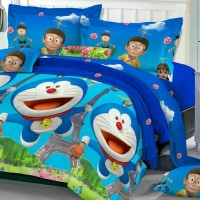 Jual Sprei katun jepang 120x200 doraemon nobita Murah