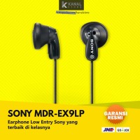 Jual Sony MDR EX9LP Black Original Earphone | Bass In Ear Headphone Murah