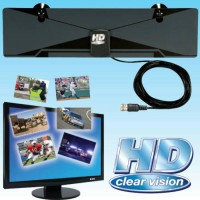 Jual HD Clear Vision Antenna HD Digital Antena Indoor TV LED dan LCD Murah