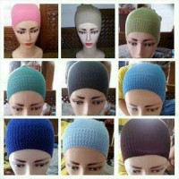 Jual Ciput Inner Rajut Anti Pusing Polos Murah