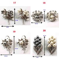 Jual Bros Mutiara Unik Cantik Kebaya Fashion Wanita Aksesoris Baju Murah Murah