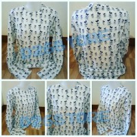 Jual Kaos Lengan Panjang full Motif Mickey Mouse signature merk GAP Murah