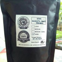 Jual biji kopi robusta jember roasted 200gr Murah