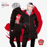 Jual Jaket Wanita Muslimah / Sweater Fleece Hoodie Resleting Murah