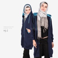 Jual Jaket Wanita Muslimah / Sweater Fleece Hoodie (Premium Edition) Murah