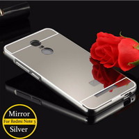 Jual FREE TEMPERED GLASS XIAOMI REDMI NOTE 3/ PRO BACK BUMPER MIRROR CASING Murah