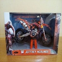 1:12 JOYCITY Trail KTM 250 SX 13 JEFFREY Diecast Miniatur Motor Cross