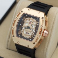 Jual Richard Mille RM-052 Skeleton Rubber Gold Murah