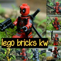 Jual LEGO MINIFIGURES Deadpool Marvel DC Superheroes super hero heroes anak Murah