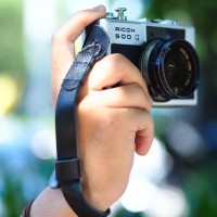 Jual Tali Wrist Strap / Hand Strap HITAM KULIT SAPI ASLI Kamera Mirrorless Murah