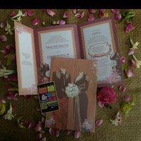 Jual undangan pernikahan jawa signature blangkon Murah