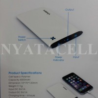Powerbank Slim Vivan B4 4000mAh / Power Bank 4000 mAh Original 704