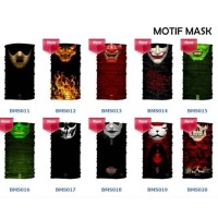 Jual Buff Bandana Skull Topeng Wajah Tengkorak Masker Bafin Multifungsi Murah