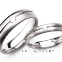 FX Wedding Ring Silver / Cincin Kawin / Cincin Couple / Cincin Nikah