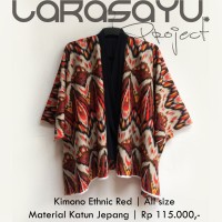 Jual Kimono/Baju/Outwear/Ethnic Red Murah
