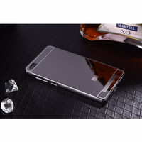 Jual Xiaomi Redmi 3 Mirror Bumper Casing Cover Case Free Tempered Glass Murah