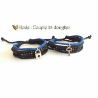 Gelang Paracord Couple Gembok dan Kunci (Couple 53)