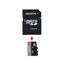 Adata Micro SD Card 8GB Class 10 with Adapter