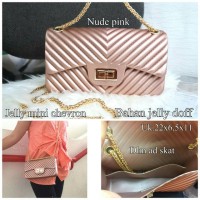 TAS CHANEL CEVRON JELLY DOFF