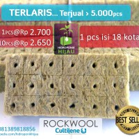 Jual Rockwool Hidroponik Siap Pakai merk Cultilene Murah