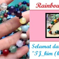 Jual Gelang impor Rainbow Cakra - Cakra Pelangi Natural Gemstone. Murah