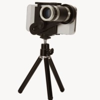 Jual Paket Lensa Telezoom Telescope 8x + Tripod Tele Zoom For Universal HP Murah