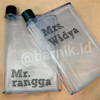 Jual Memobottle A5 Custom Name - Botol Minum Memo Pakai Nama Murah