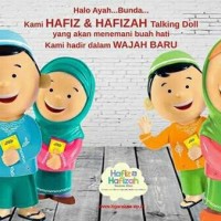 Jual Boneka HAFIDZ HAFIDZAH TALKING DOLL new version (Bilingual)-Single Murah