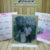kartu undangan softcover kalender foto murah bandung kode