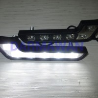 Jual Lampu DRL LED 6Titik Model L,Jual Lampu Drl, Lampu Led Mobil 6titik Murah