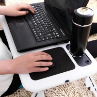 Jual MEJA LAPTOP LIPAT PORTABLE DENGAN KIPAS PENDINGIN BEST SELLER Murah