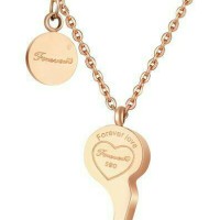 Jual Kalung 18k Rose Gold Platted Forever Love TIFFANY & CO NEW YORK Dupe Murah