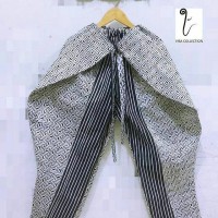 Jual kulot lilit batikcap indigo/biru dongker Murah