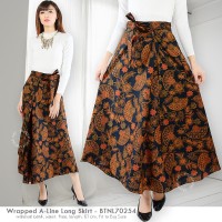 Jual Wrapped A-Line Long Skirt / Rok Batik Lilit Murah
