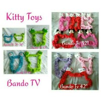 Jual boneka sarung bando tv led 21inc-28inc doraemon pooh hk mickey minnie Murah