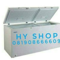 CHEST FREEZER SANYO AQUA AQF 500(W)/CHEST FREZER DAGING NUGET IKAN ES