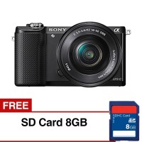 Sony Alpha A5000 Kamera Digital Mirrorless - Lensa 16-5 Berkualitas