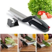 Jual Clever Cutter Gunting Pemotong Daging & sayur Gunting+Talenan Murah