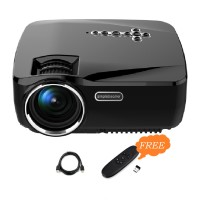 Jual GP70UP Projector LED Mini Free Gyro Air Mouse Keyboard Mic Murah
