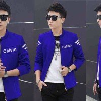 jaket calvin / distro / casual / bomber / pria / blazer / hoodie