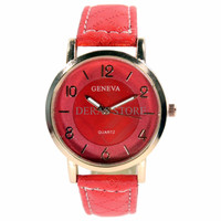 Jam Tangan Wanita Merk Geneva Quartz Analog Tampil Cantik
