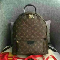 Tas Wanita LV Backpack Ransel Palem Mirror Original Fullset